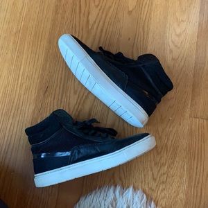 Vince Leather High Top Sneaker